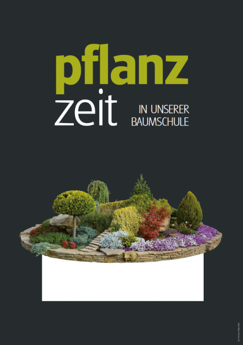 Poster Pflanzzeit - einfach